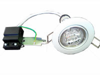 Kit Spot Blanc à LED 5x2 Watts, blanc chaud, avec douille GU10, 230 Volts. GARANTIE 3 ANS