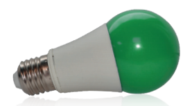 Ampoule LED 9W, Vert, E27