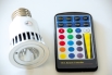 Télécommande pour ampoule à LED, RGB, 5W